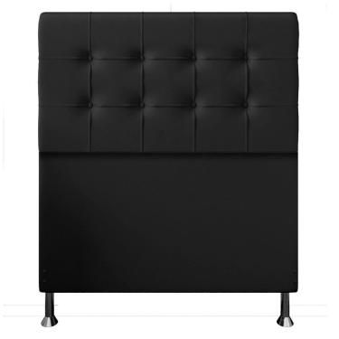 Imagem de Cabeceira Solteiro 0,90m Atenas Suede Preto