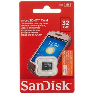 Imagem de SanDisk SDSDQM-032G-B35 Cartão de memória Micro SDHC 32GB 4MB/s Classe 4