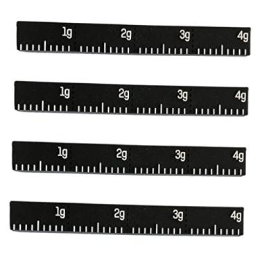 Imagem de Colaxi 4 peças de raquete de badminton de tênis tiras de equilíbrio de peso fitas de silicone para raquete de tênis para acessórios de suprimentos de badminton