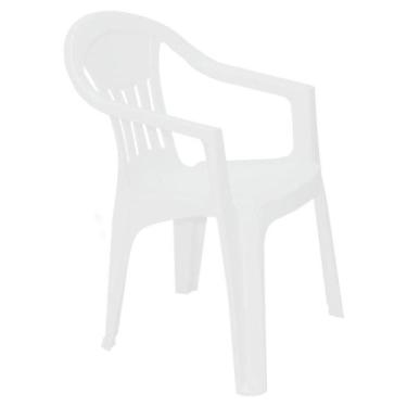 Imagem de Cadeira Com Bracos Ilhabela Branco Tramontina