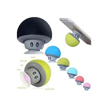 Imagem de Caixa de Som Bluetooth - Mini - Cogumelo Portátil - KA-8533 Cor:Verde