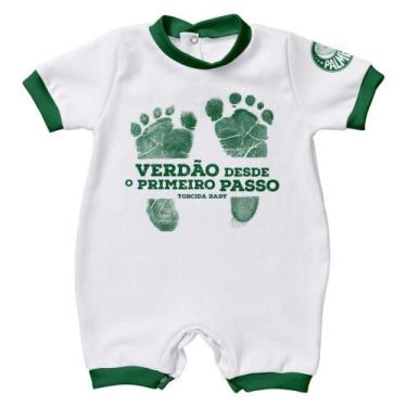 Imagem de Macacão Bebê Palmeiras Primeiro Passo - Torcida Baby
