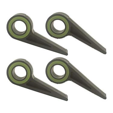 Imagem de HUAYY – Porta de segurança com tampa de segurança | Borracha macia de serviço médio com suporte de porta | Aplicável a dois tipos de espaço para porta – Protege painéis de porta, paredes e maçanetas (pacote com 4)