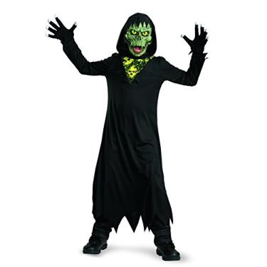 Imagem de Disguise Fantasias Glow Away Grim Reaper Costume, Preto/Verde, Large/10-12
