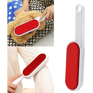 Imagem de Escova Mágica Lotteli Tira Pelo Fiapos Bolinhas Limpa Roupa Carpete Sofá Reutilizável Remove Sujeira