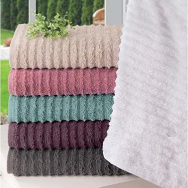 Imagem de Kit 4 Toalhas Banhão Gigante Felpuda Hotel Grossa - Ocean (Cores Masculinas)