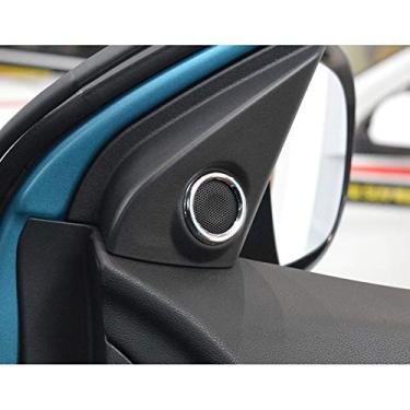 Imagem de JIERS Para Mitsubishi RVR ASX Outlander Sport 2013-2020, acabamento de tampa de alto-falante estéreo para porta de coluna interior cromada, acessórios para carro