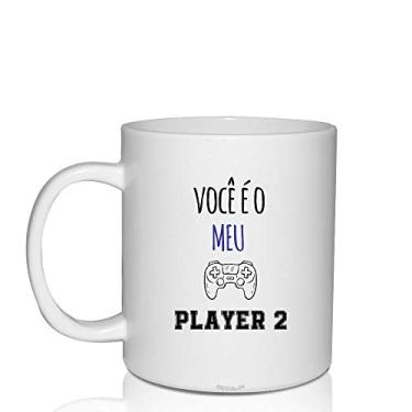Imagem de Caneca Branca Personalizada - Player 2 - Dia dos Namorados