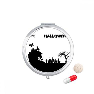 Imagem de Caixa de armazenamento de medicamentos com tema Happy Ghost Fear Halloween da Trees