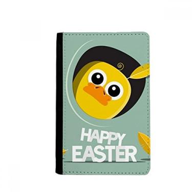 Imagem de Porta-passaporte Happy Easter Festival Cultura Galinha amarela Notecase Burse Capa carteira porta-cartões