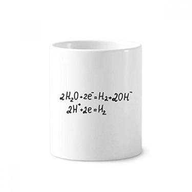 Imagem de Chemistry Kowledge Eletrólise de Água Escova de Dentes Suporte Caneca, Suporte de Cerâmica