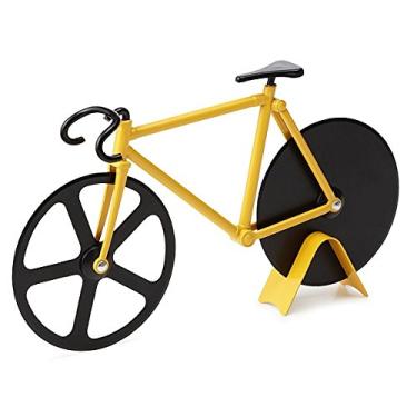 Imagem de Cortador Fatiador Pizza Massas Temperos Formato Bicicleta