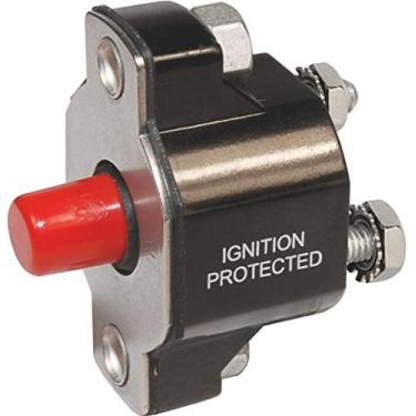 Imagem de Disjuntores de Circuito de Botão de Pressão para Serviço Médio Blue Sea Systems, 50 A DC, blue/sea, One size