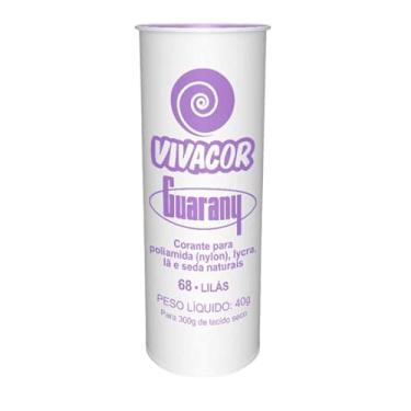 Imagem de Tinta p/Tecido Corante Roupas Vivacor Guarany 40g Lilás