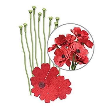 Imagem de We R Memory Keepers Kit de flores de papel crepe We R, vermelho