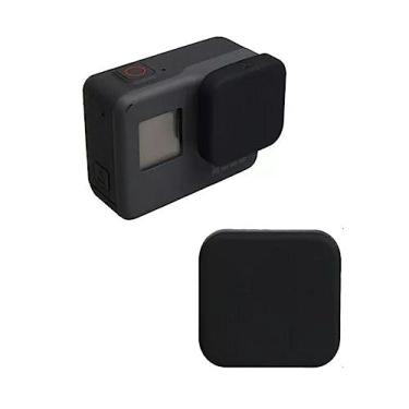 Imagem de Tampa Protetora Silicone Lente para Câmera de Ação GP 5/6 Cor Preta