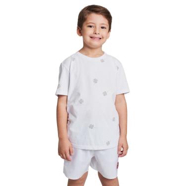 Imagem de Infantil - Camiseta Estampada Sorte Reserva Mini Cinza  menino