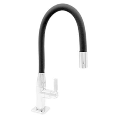 Imagem de Torneira Cozinha Giratória Gourmet Mesa Preta Vit V9058p