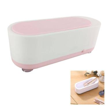 Imagem de Limpador Ultrassonico Oculos Acessorios Cordao Aneis Joias Pinceis de Maquiagem Estojo Alta Frequencia Portatil Multiuso