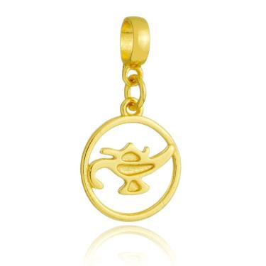 Imagem de Pingente Berloque Símbolo Da Enfermagem Pandora Banhado a Ouro 18k - Premium