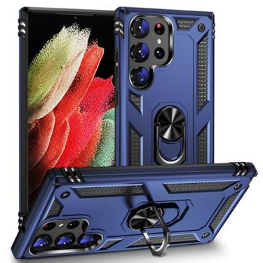 Imagem de Para samsung galaxy s23 s22 s21 s20 ultra plus s21fe s20fe caso armadura capa para samsung note20 ultra 10lite 10pro, azul, para samsung note10