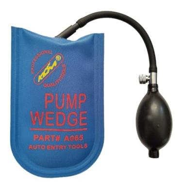 Imagem de Cunha Inflável Abertura Porta Veículo bolsa de ar Pequena com valvula de metal com placa rigida interna a melhor pro chaveiro