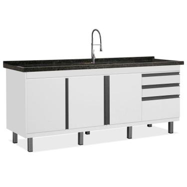 Imagem de Gabinete de Cozinha Vitória para Pia de 1,94 m