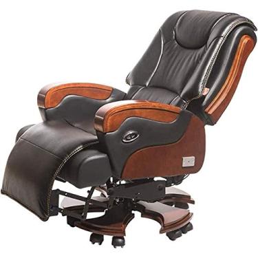 Imagem de Cadeira President com apoios de braços para apoio lombar cadeira ergonômica reclinável elétrica