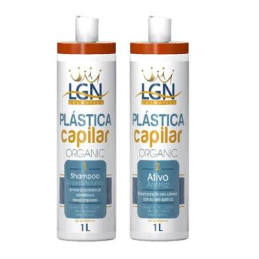 Imagem de Plastica Capilar Organica 1L - Shampoo Anti Residuo 1L  Lgn Cosmeticos