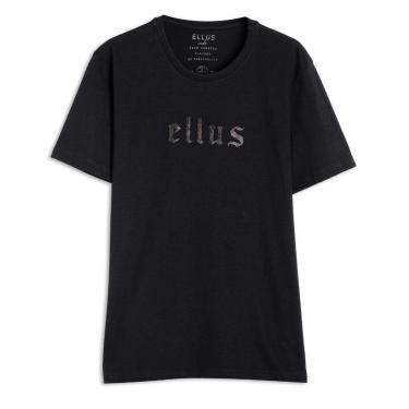 Imagem de Camiseta Ellus Fine Gothic Classic Masculina Preta-Masculino