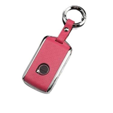 Imagem de Venus-David Porta-chaves do carro Capa da capa da chave do carro Proteção da capa da chave do carro, adequado para Volvo XC40 XC60 S90 XC90 V90 2017 2018 T5T6 T8 2015 2016, vermelho