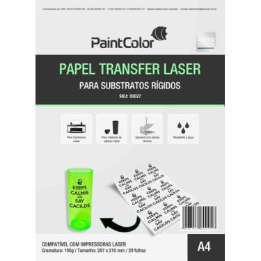 Imagem de Papel Transfer Laser Para Substratos Rígidos 100G A4 - 20 Folhas - Nan