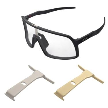 Imagem de ThunderClap 2 peças de substituição para óculos de sol Oakley Sutro Lite OO9463/Sutro Lite AF OO9463A/Sutro Lite Sweep (ventilado) OO9465 - prateado e dourado