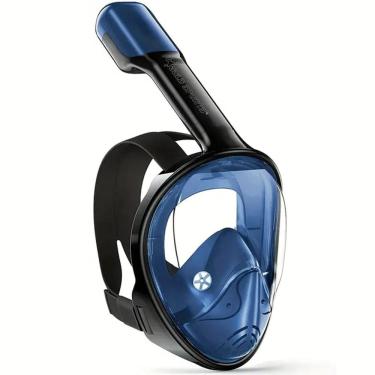 Imagem de Mascara Subaquática de de Mergulho Gold Sports Racer Full Face Com Snorkel