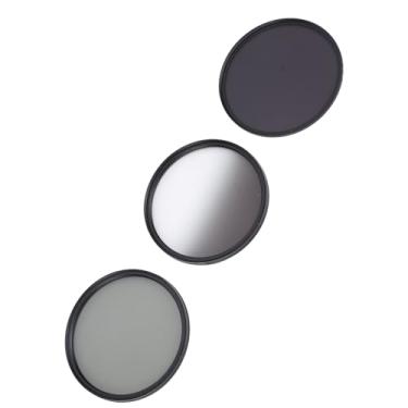 Imagem de Conjunto de Filtros ND8 CPL GND, Kit de Filtro de Câmera 3 Em 1 Filtro de Densidade Neutra Filtro Polarizador Circular Filtro ND Graduado Filtros de Vidro óptico de Liga de (82mm)