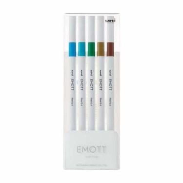 Imagem de Estojo De Canetas Uni Ball Emott Fine Pen Com 5Un