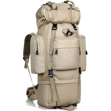 Imagem de Mochila de caminhada, mochila leve e respirável à prova d'água para homens e mulheres, sistema de pendurar multifuncional, mochila grande para montanhismo ao ar livre, trekking, camping, B