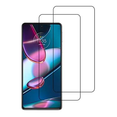 Imagem de UPONEW [Pacote com 2 protetores de tela de vidro temperado de alta transparência para Motorola Moto Edge Plus 2022