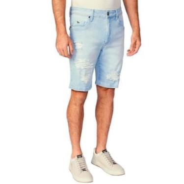 Imagem de Bermuda Jeans Acostamento Casual Masculino-Masculino