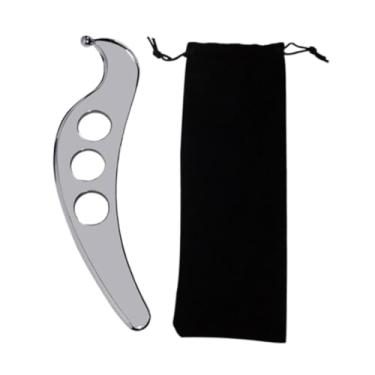 Imagem de menolana Ferramenta Gua Sha Tábua Gua Sha Multifuncional Resistente Leve aço Inoxidável Raspagem Guasha Ferramenta de Beleza para Pescoço Rosto Corpo