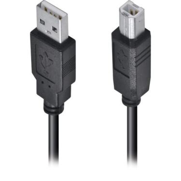 Imagem de Cabo Usb Para Impressora A Macho X B Macho 2.0 - 1.8m Uambm-18 - PC / 