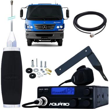 Imagem de Rádio Móvel Px 40 Canais Rp40 Antena Inox 2,7m Cabo 5,5 metros Suporte