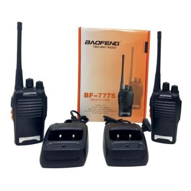 Imagem de Par Radio 777s Vhf/uhf 16 Canais Comunicador Profissional - baofeng