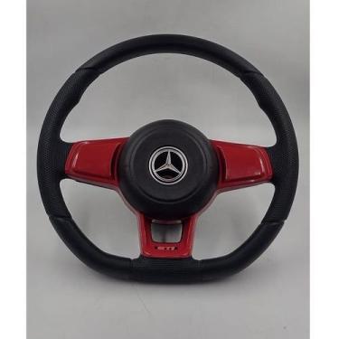 Imagem de Volante Caminhão 1111 1113 1620 608 710 MB Vermelho - Mercedes-Benz