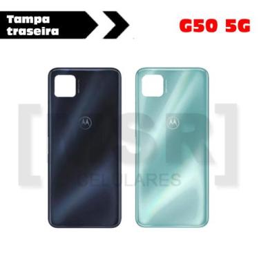Imagem de Tampa traseira celular MOTOROLA modelo G50 5G, AZUL