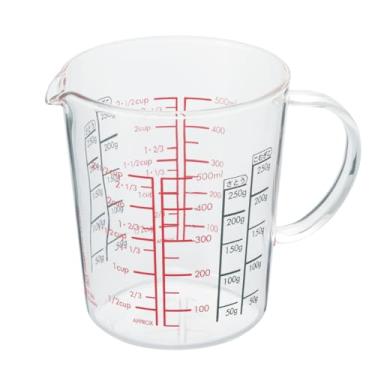 Imagem de Hario Copo medidor de vidro à prova de calor com alça, 500 ml