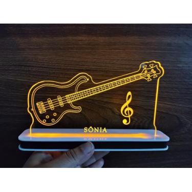 Imagem de Luminária Decorativa com LED Contrabaixo Strinberg Clave de Sol - Hobb