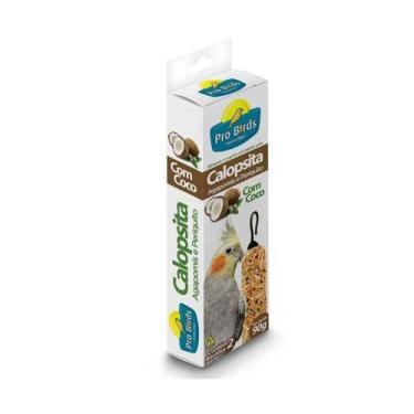 Imagem de Bastão Probirds com Coco para Calopsita, Agapornis e Periquito 90g - P