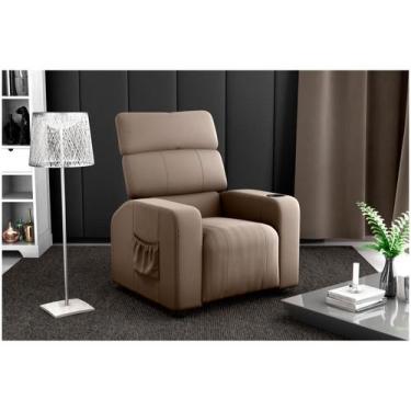 Imagem de Poltrona Reclinável 3 Posições Matrix Pulse, Bege