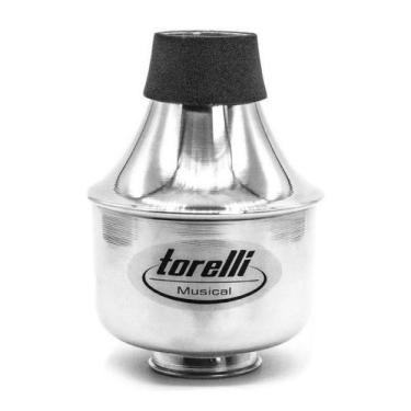 Imagem de Surdina Trompete Torelli Ta115 Straight Mut Aluminio Polido